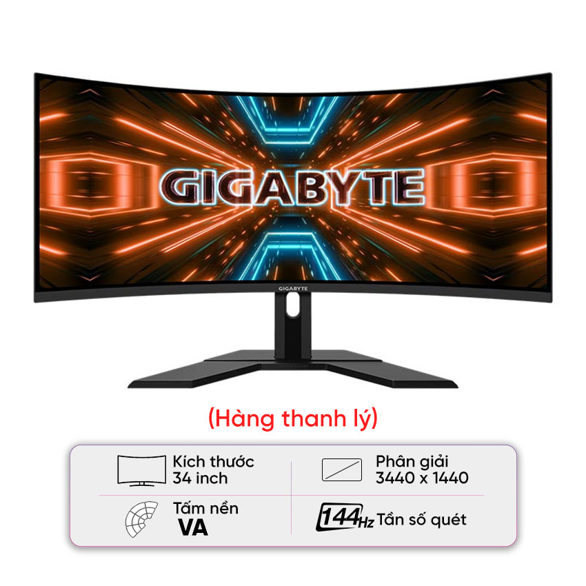 Màn hình Gigabyte G34WQCA - Hình 1