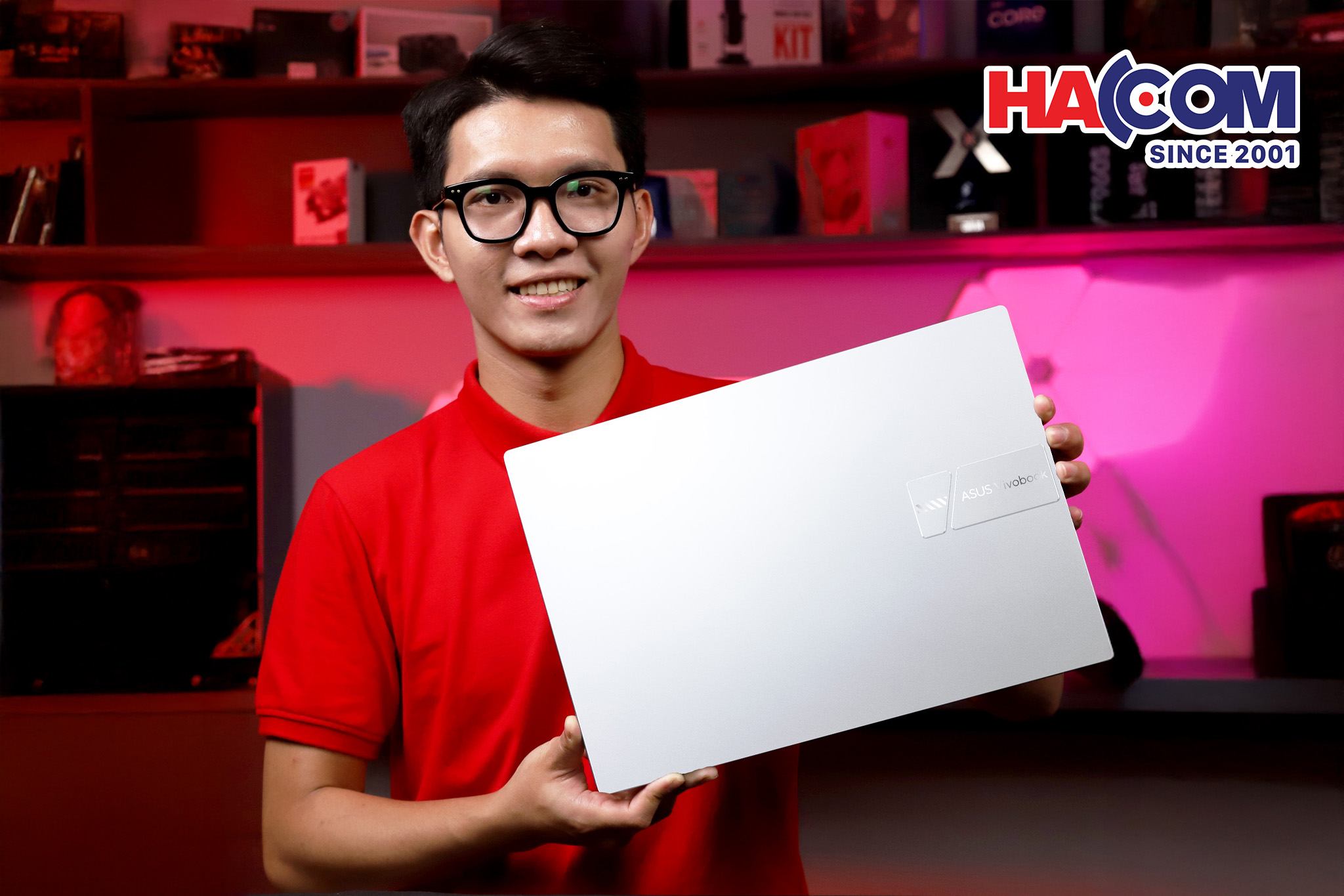 Laptop Asus VivoBook A1505VA-MA469W (i9 13900H/16GB RAM/512GB SSD/15.6 2.8K/Win11/Bạc) - Hình 6
