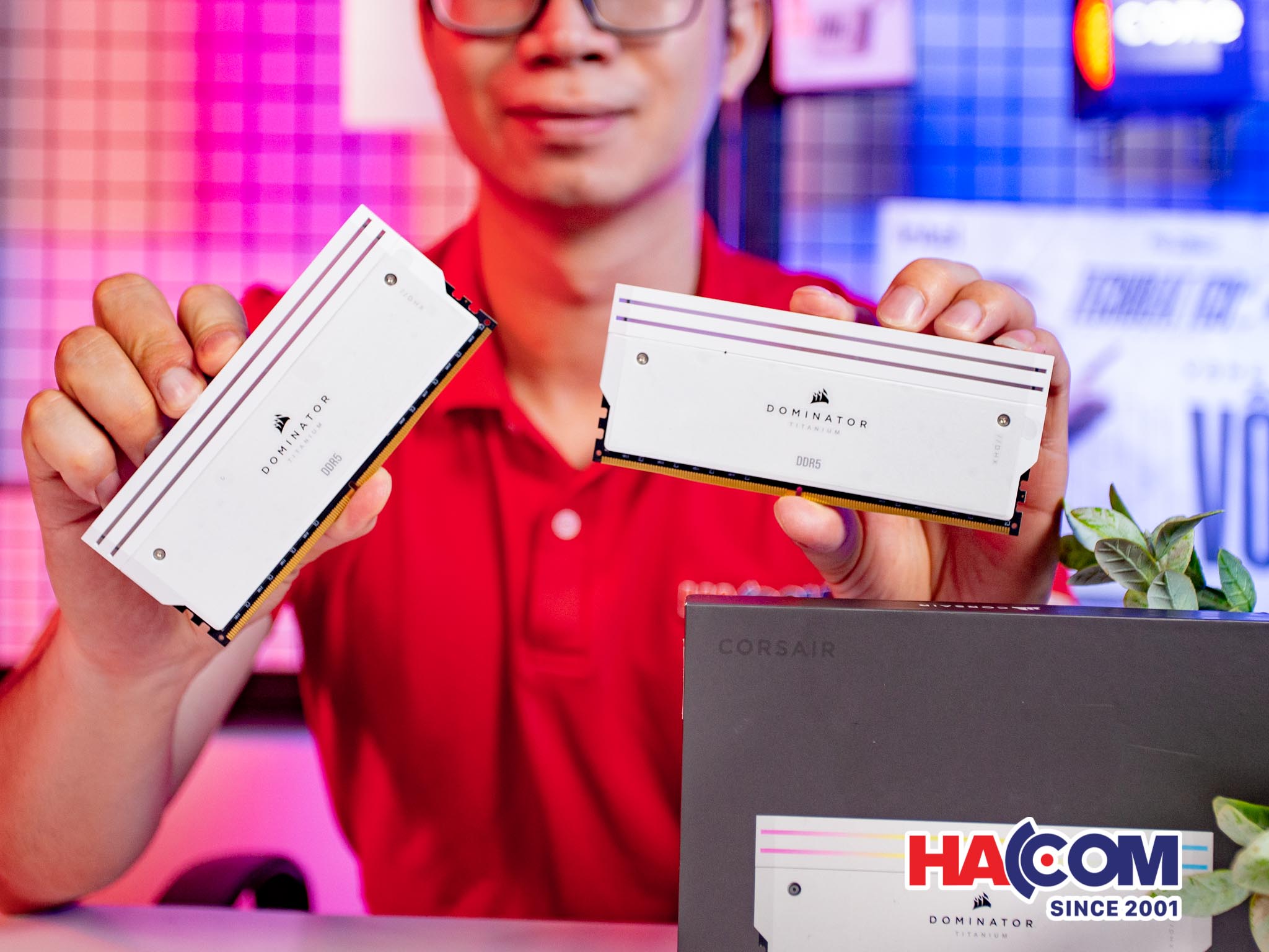 RAM Desktop Corsair Dominator Platinum RGB White (CMP64GX5M2X6600C32W) 64GB (2x32GB) DDR5 6600MHz - Hình 5