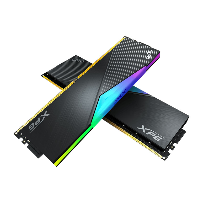 Ram Desktop Adata XPG LANCER RGB Black (AX5U6400C3216G-CLARBK) 16GB (1x 16GB) DDR5 6400Mhz