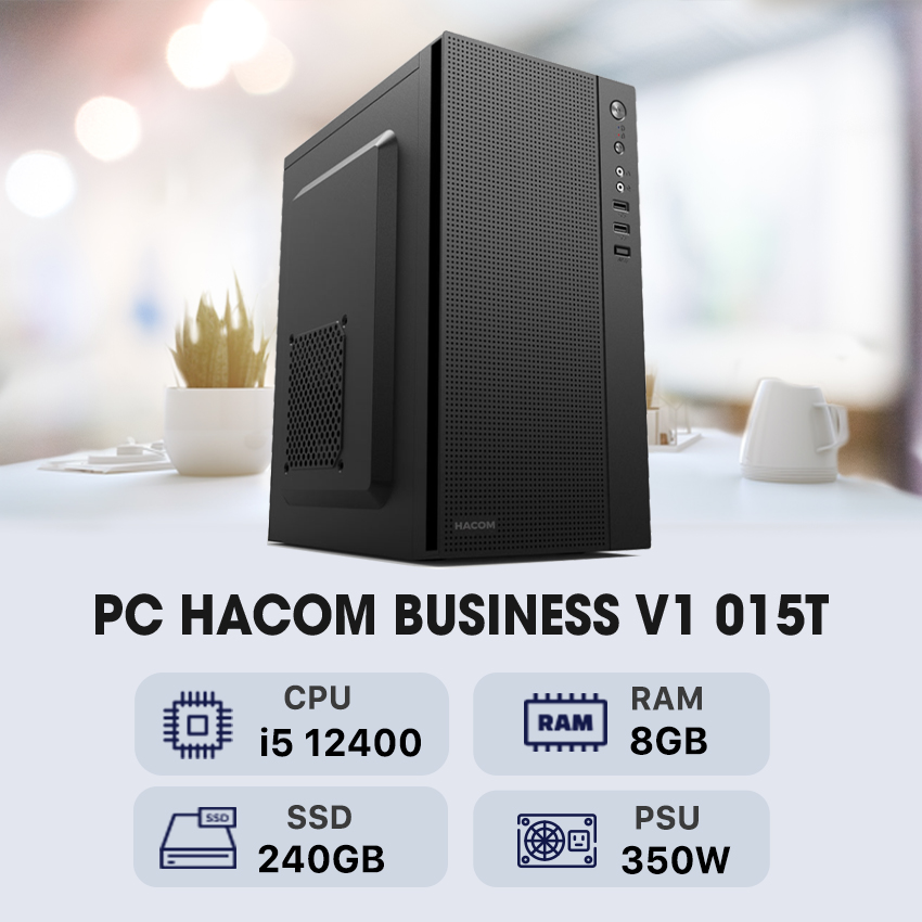 PC HACOM BUSINESS V1 015T  (Intel i5 12400/8GB RAM/240GB SSD) - Hình 1