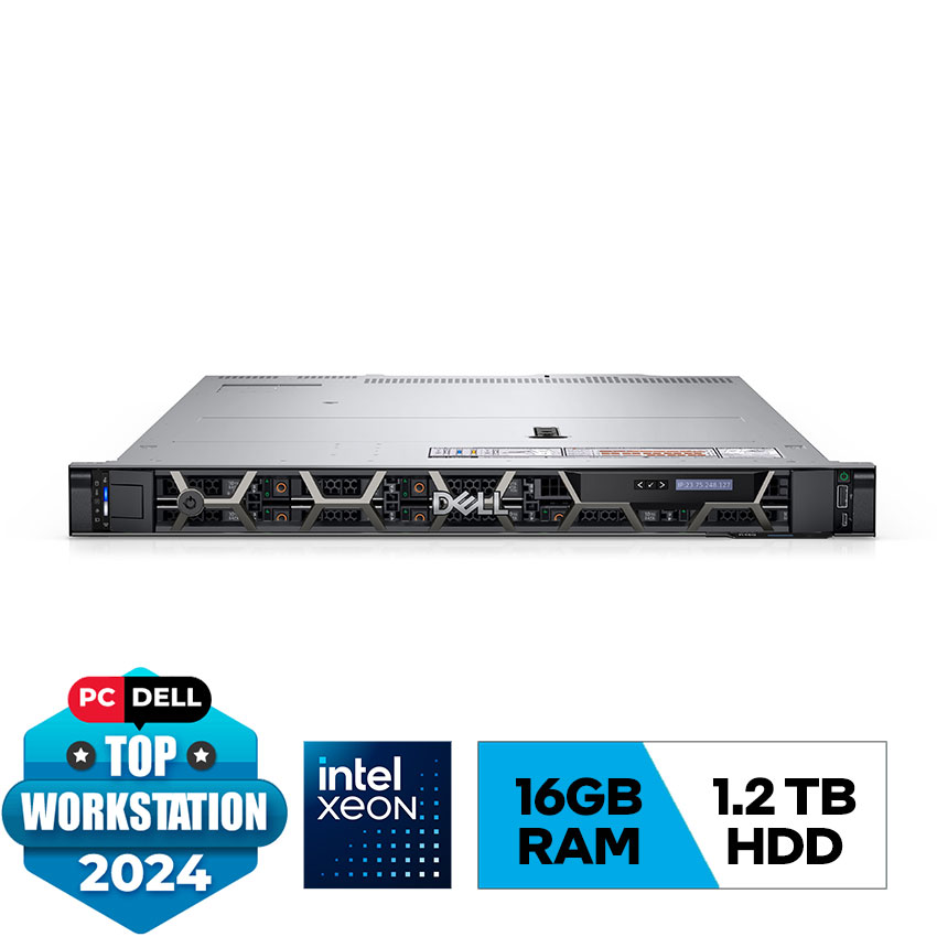 Server Dell PowerEdge R450 Silver 4310/16GB RDIMM, 3200MT/ 1.2TB HDD 10K/ iDRAC9/PERC H755/BC5720DP/2 x800W/Bezel/DVDRW/No OS-42SVRDR450-01A