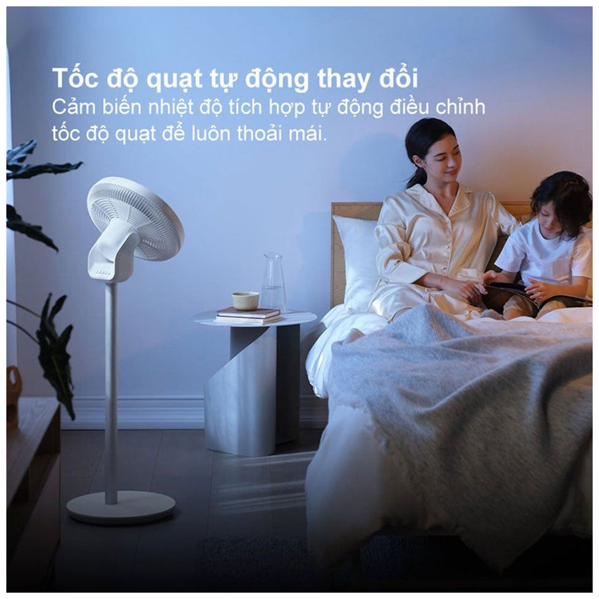 Quạt đứng tích điện Smartmi Gen 3 Pro - ZLBPKQXHS02ZM - Bản quốc tế - Màu trắng (QUAT042) - Hình 2