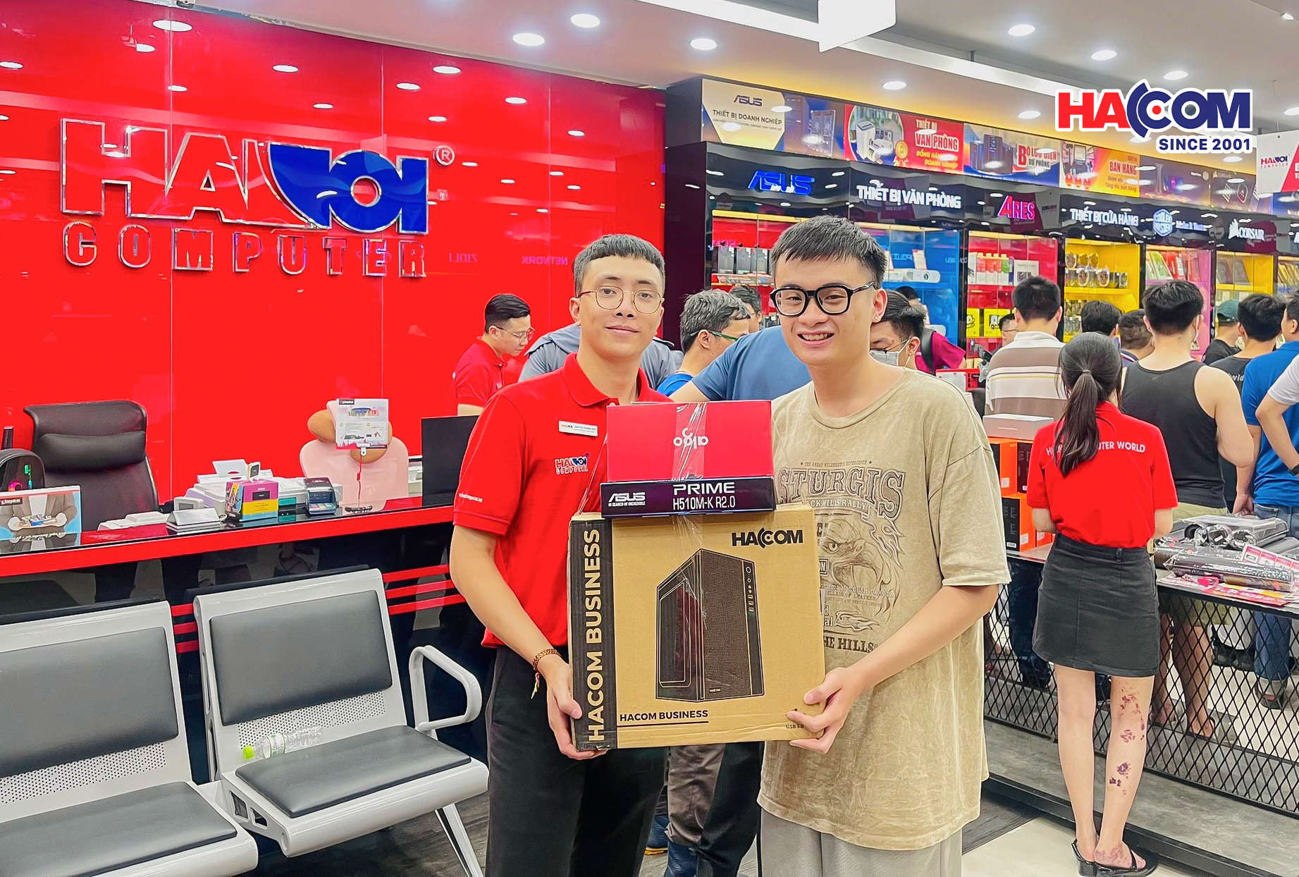 PC HACOM BUSINESS MINI V1 018 (AMD Ryzen 5 4600G/8GB RAM/256GB SSD) - Hình 4