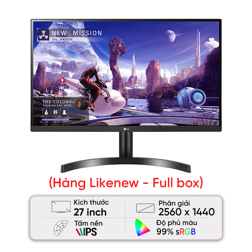 Màn hình LG 27QN600-B - Likenew (Full box)