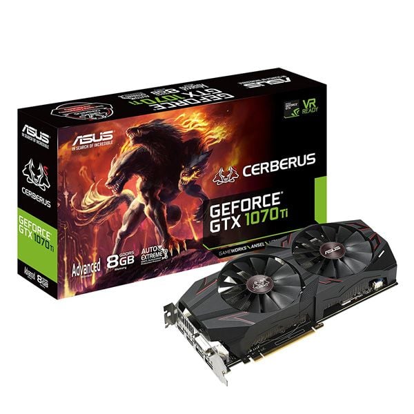 CARD MÀN HÌNH ASUS CERBERUS GTX 1070TI-8G - CŨ ĐẸP (TRAY)