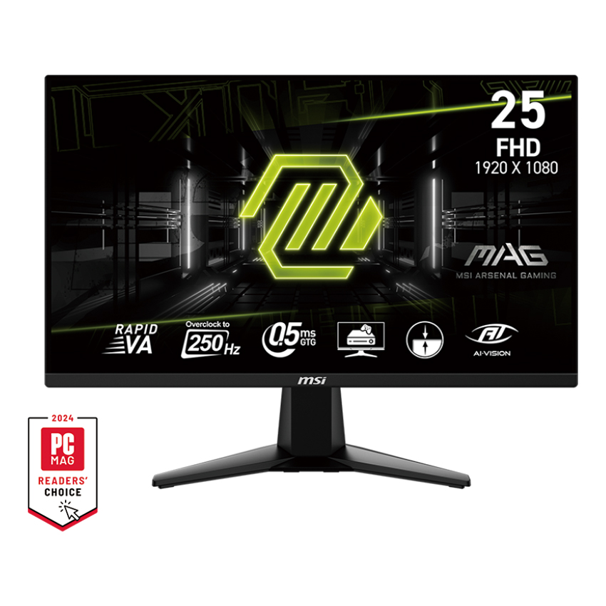 Màn hình MSI MAG 255XFV (24.5 inch/FHD/Rapid VA/250Hz/0.5ms)