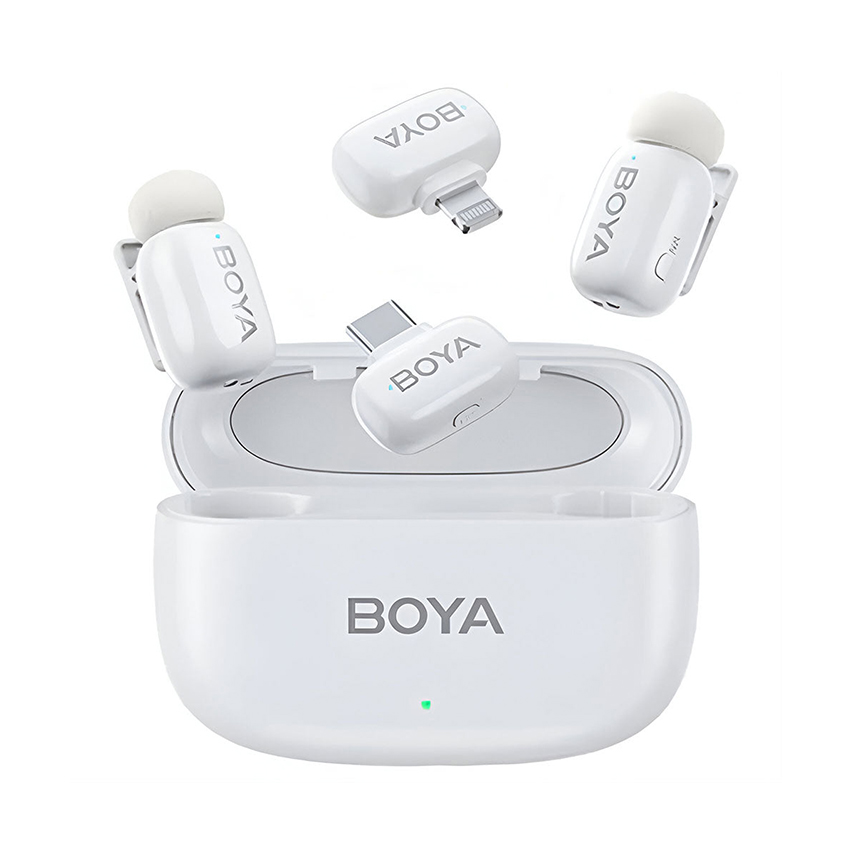 Microphone không dây BOYA mini-13 - Màu trắng - Hình 1