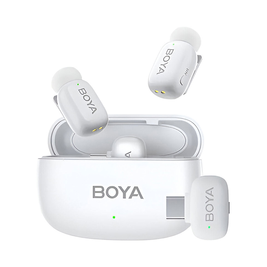 Microphone không dây BOYA mini-13 - Màu trắng - Hình 2