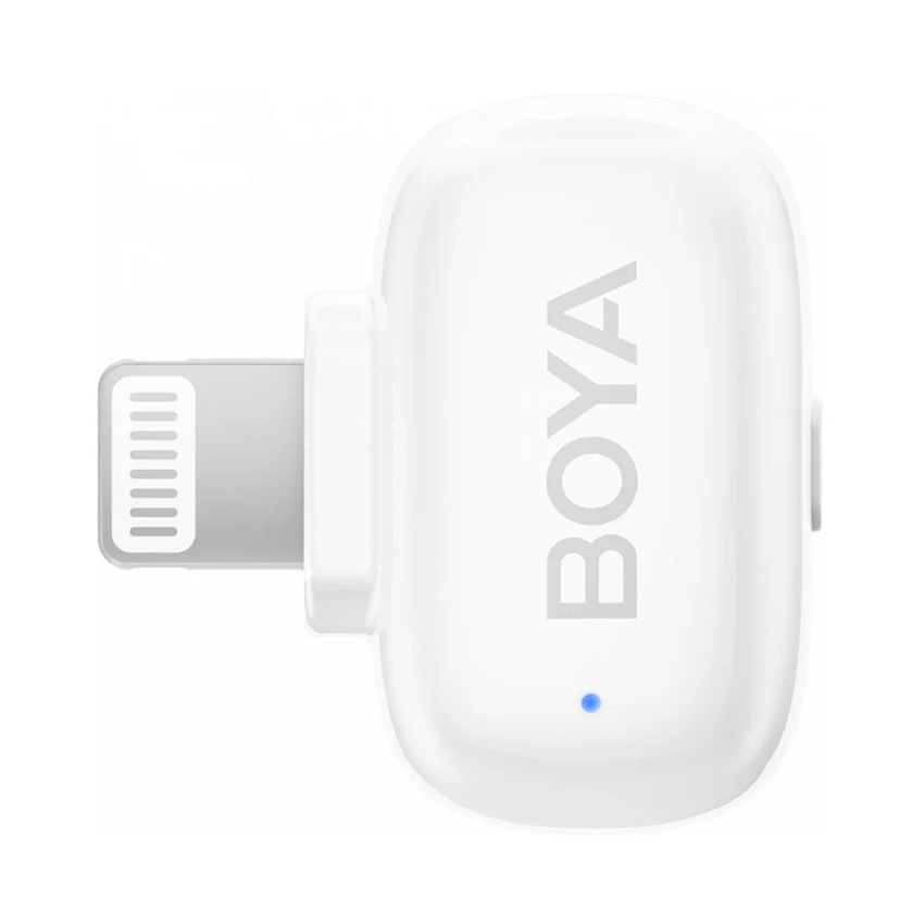 Microphone không dây BOYA mini-13 - Màu trắng - Hình 4