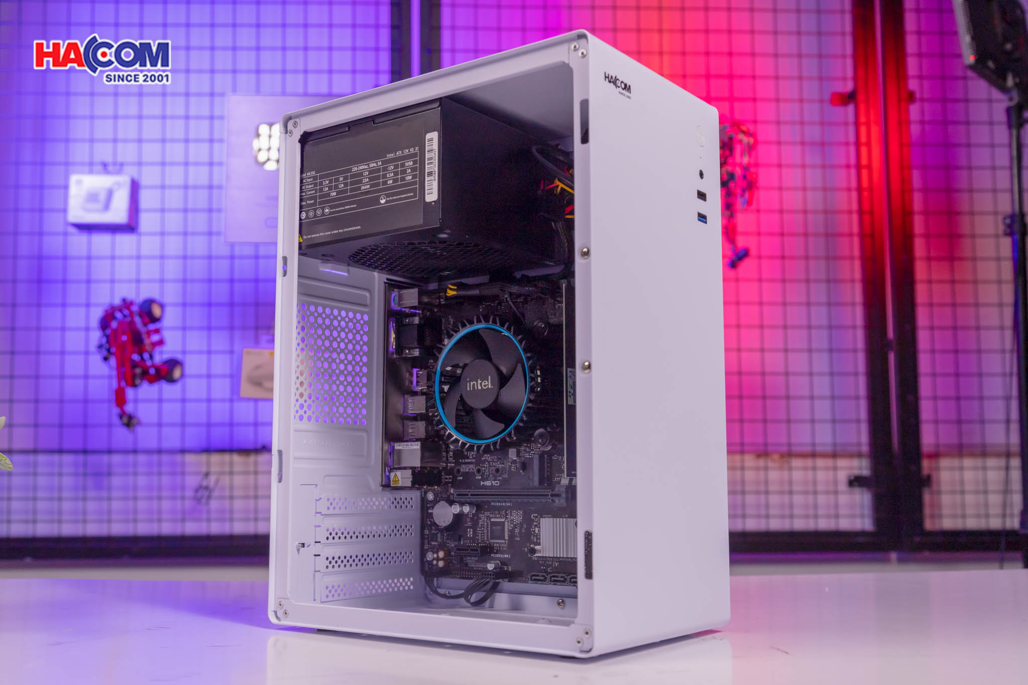 PC HACOM BUSINESS 039 V3 (Intel i5 12400/8GB RAM/256 GB SSD/White) - Hình 8