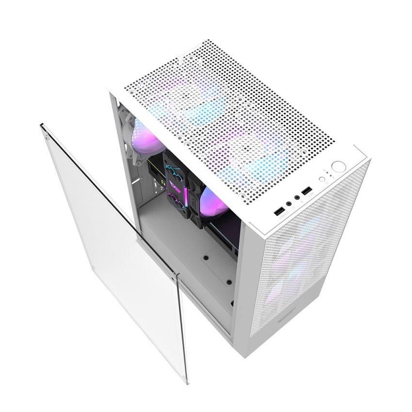 Vỏ case máy tính DarkFlash A290 White (Mid Tower/ Màu Trắng) - Cũ đẹp (Tray) - Hình 7