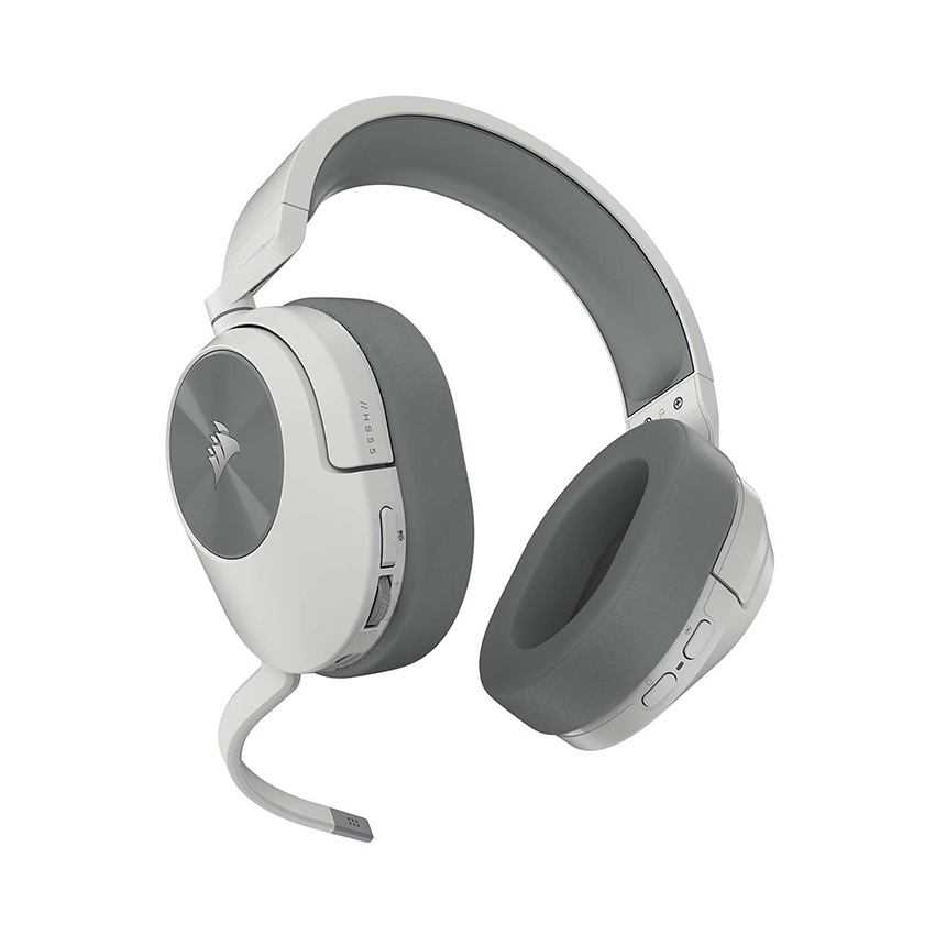 Tai nghe Gaming không dây Corsair HS55 Wireless White CA-9011281-AP(TNCO0085)(Vỏ hộp bạc màu) - Hình 4