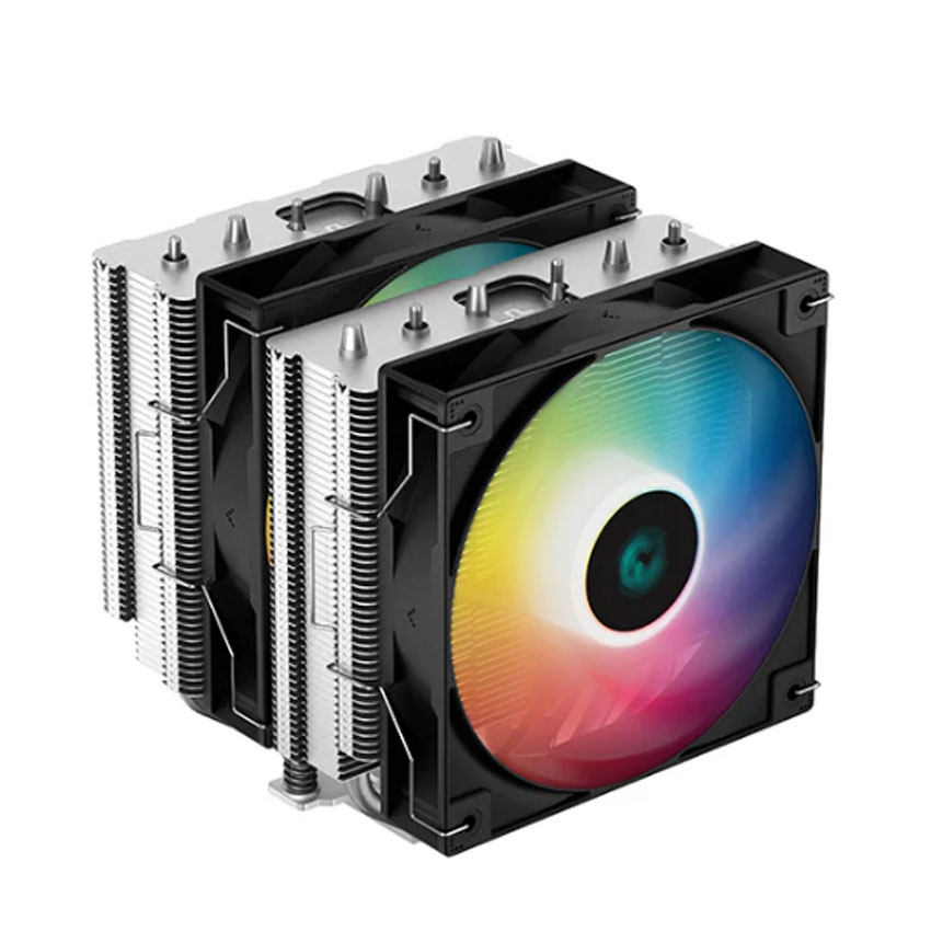 Tản nhiệt khí DEEPCOOL AG620 ARGB Dual Tower - Black - Hình 7