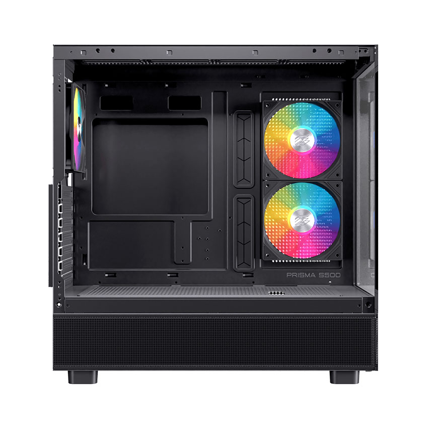 Vỏ Case EINAREX S500 RGB Black (mATX/3 fan RGB) 3