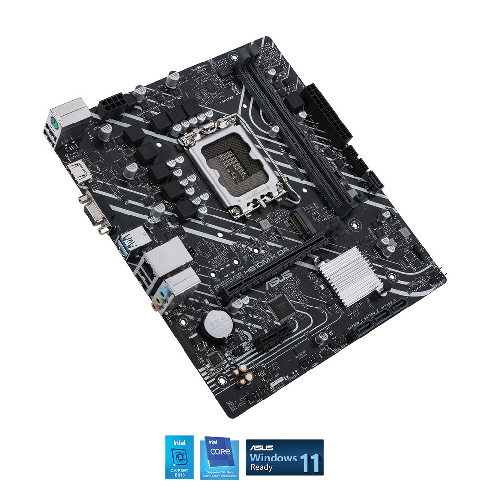 Mainboard Asus PRIME H610M-K D4 CSM - Cũ đẹp (Tray) - Hình 3