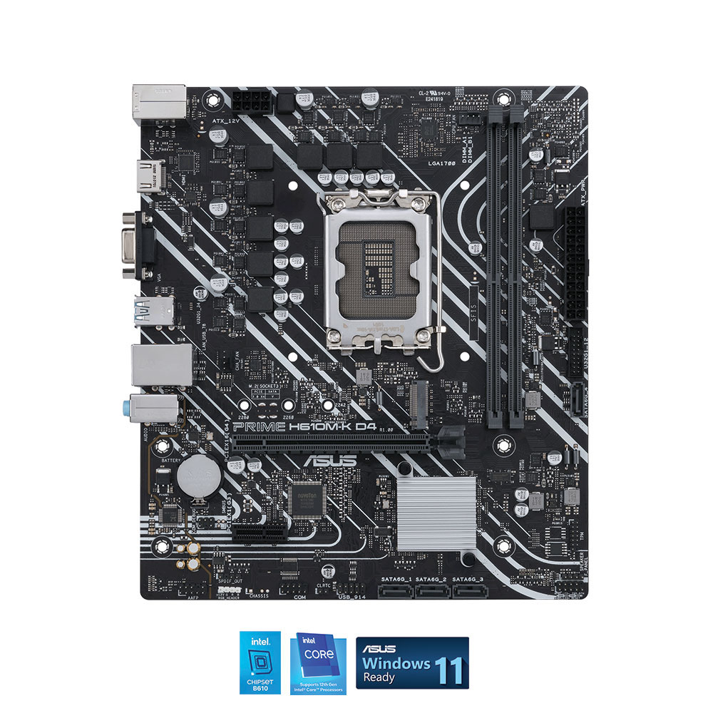 Mainboard Asus PRIME H610M-K D4 CSM - Cũ đẹp (Tray) - Hình 1