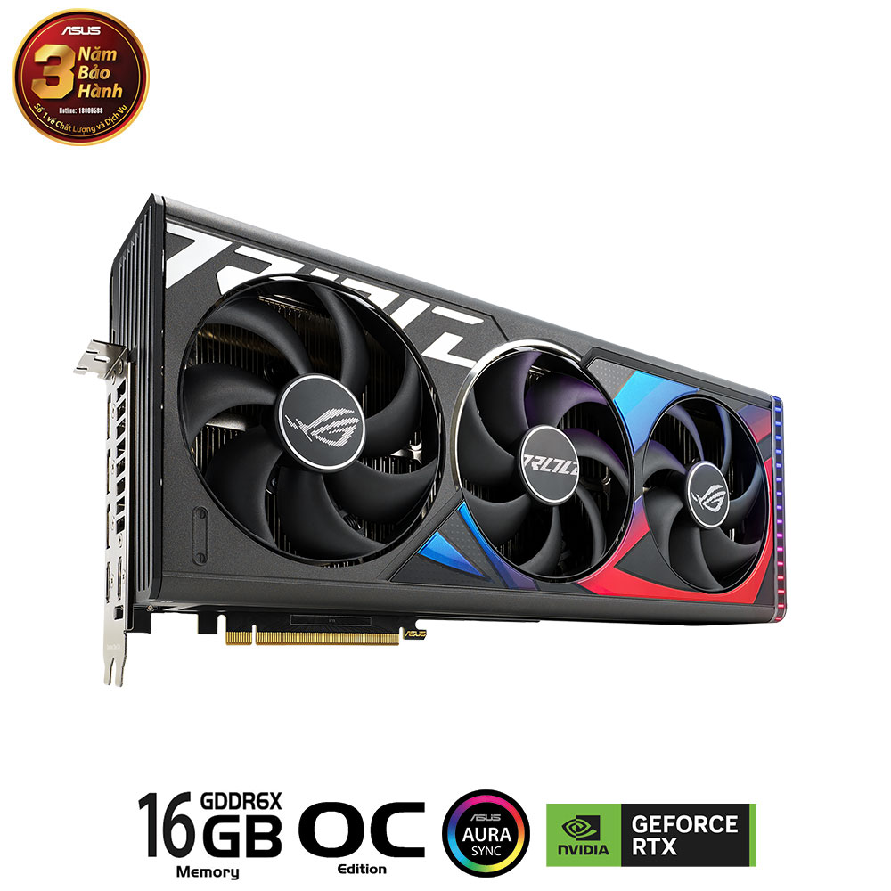 Card màn hình Asus ROG STRIX RTX 4080 SUPER-O16G-GAMING - Cũ đẹp (Tray) - Hình 5