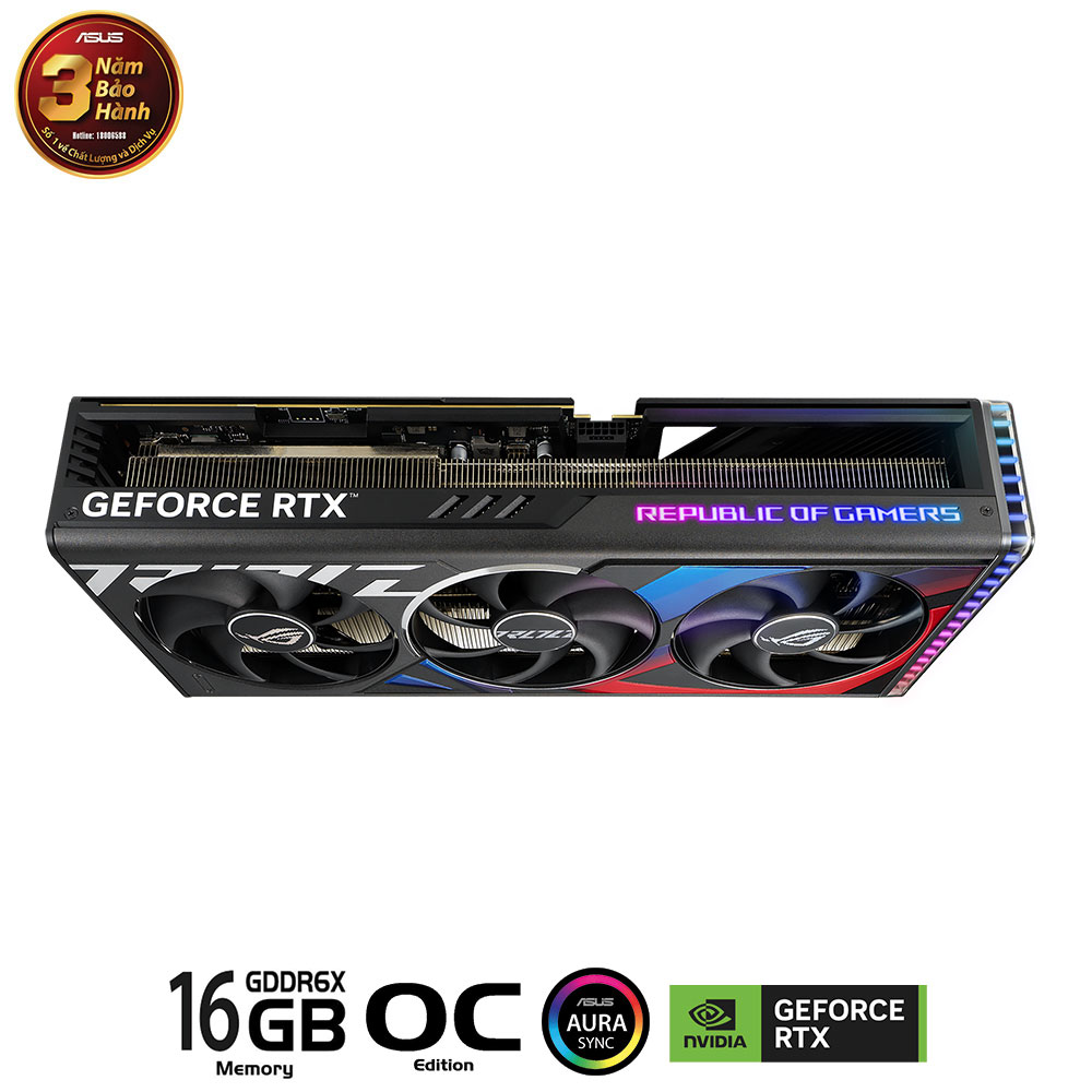 Card màn hình Asus ROG STRIX RTX 4080 SUPER-O16G-GAMING - Cũ đẹp (Tray) - Hình 7