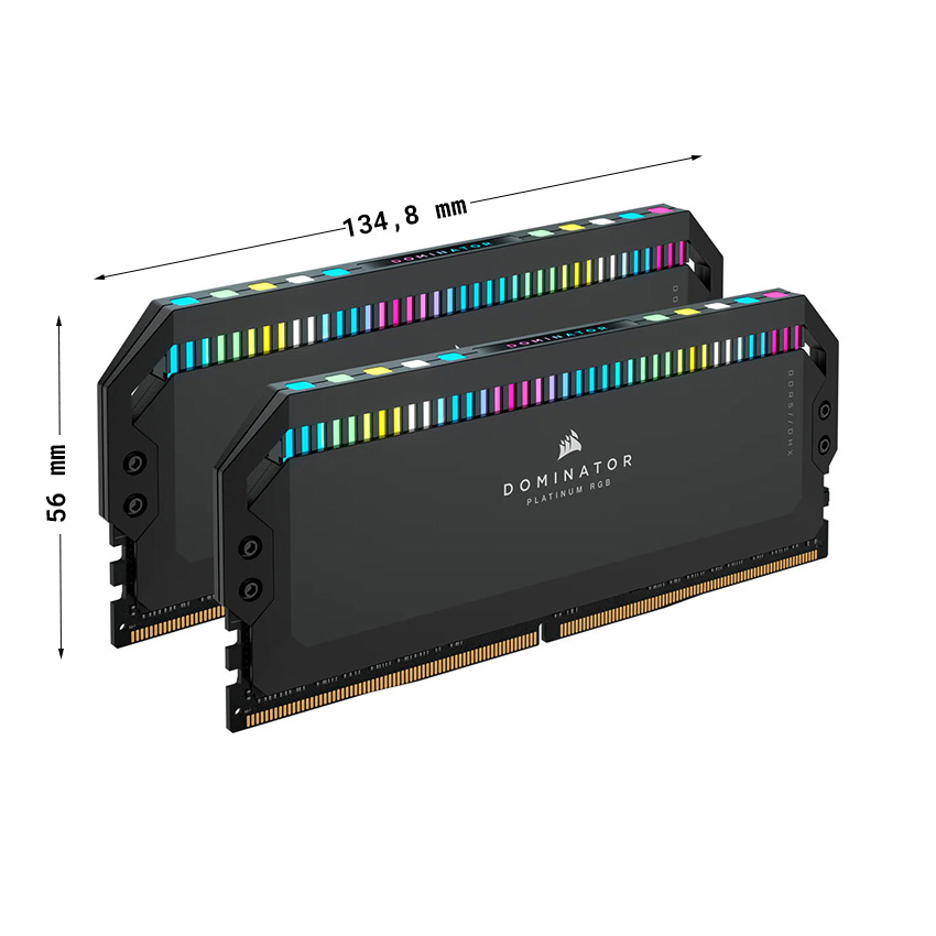 Ram Desktop Corsair DOMINATOR PLATINUM RGB Black Heatspreader (CMT32GX5M2B5600C36) 32GB (2x16GB) DDR - Hình 9