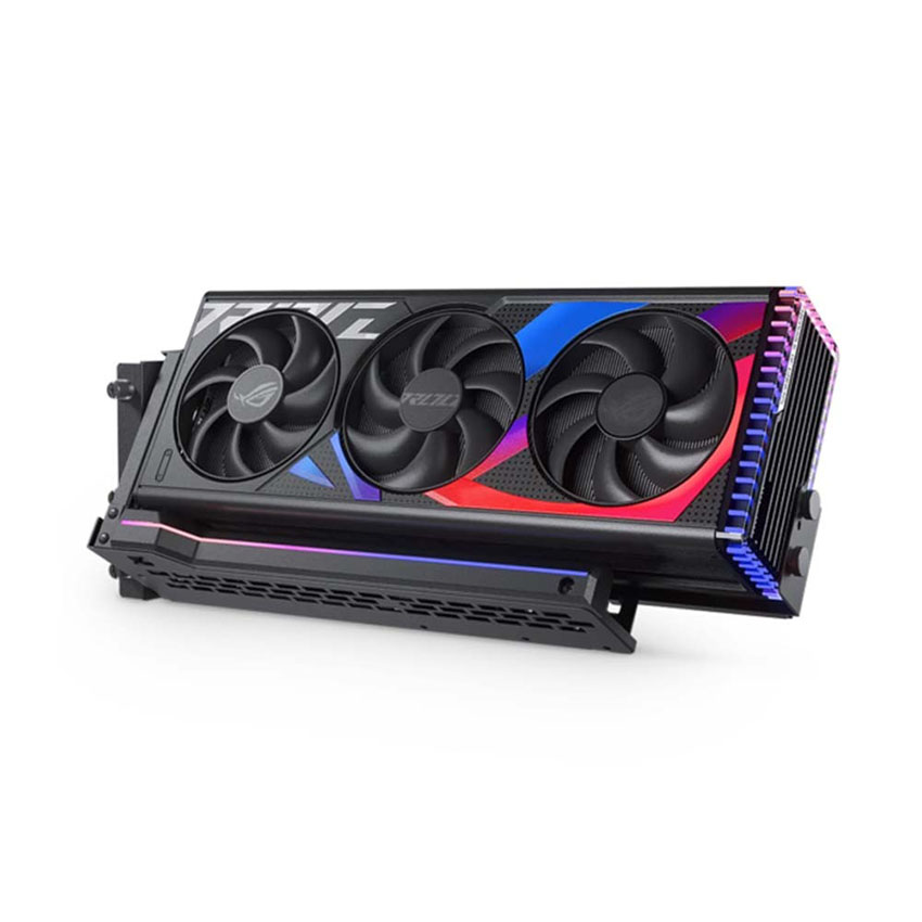 Bộ dựng VGA PHANTEKS Premium PCIe Gen4 Vertical GPU Bracket Black  (220mm Riser Cable) - Hình 1