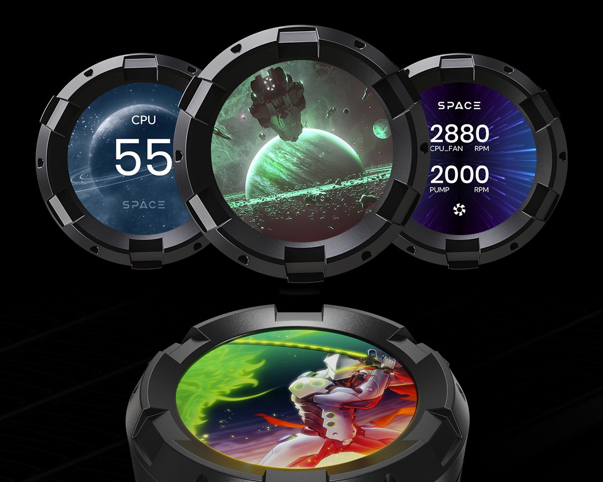 Tản nhiệt nước ID-COOLING SPACE SL360 XE ARGB WHITE (Rad 360mm/Quạt ARGB/Màu Trắng) - Likenew (Box) - Hình 2