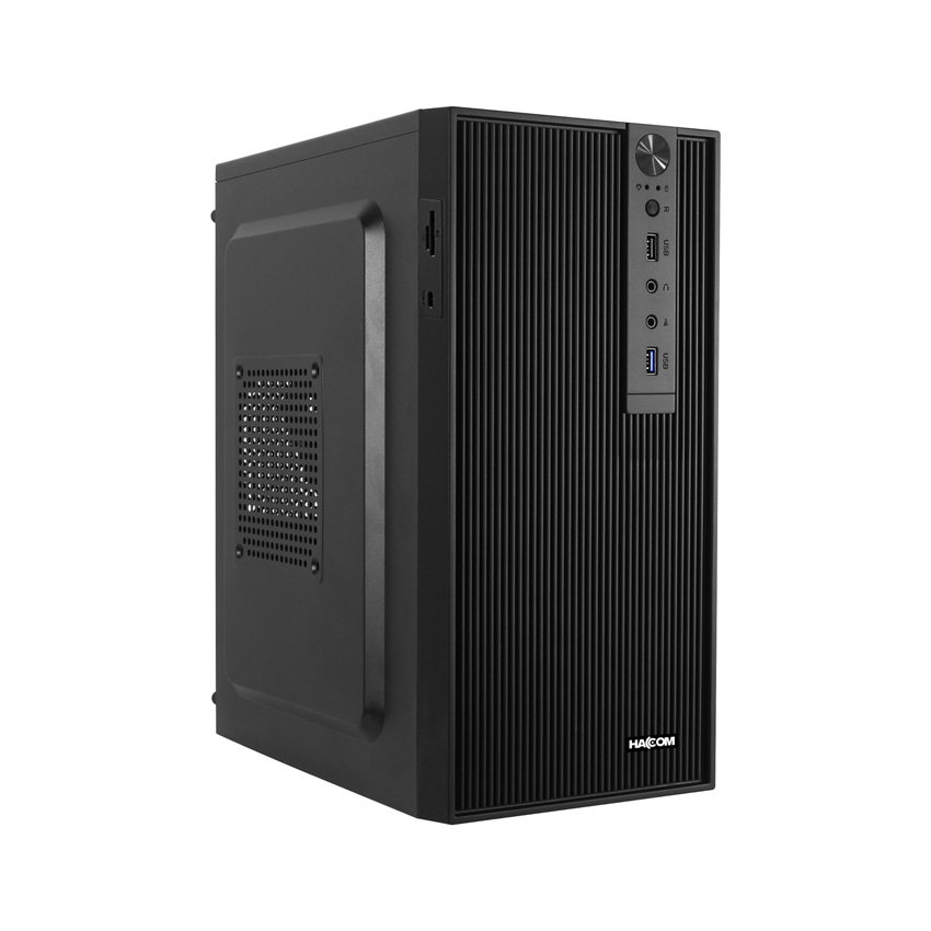 Vỏ Case máy tính HACOM BUSINESS V2 (mATX/Mid Tower/Màu Đen) - Cũ đẹp (Tray) - Hình 2